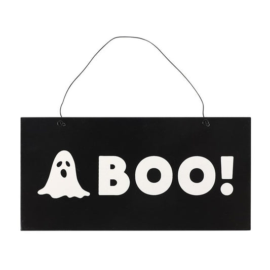 Boo Ghost Hanging Sign