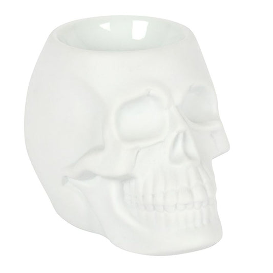 White Skull Oil Burner