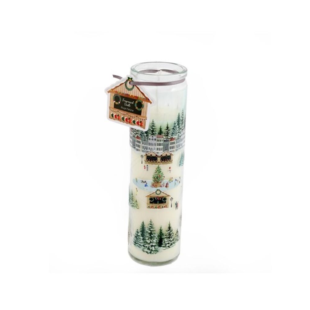 20cm Christmas Market Tube Candle